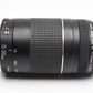 Canon EF 75-300mm f4-5.6 III Telephoto zoom, caps + UV filter