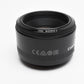 Canon EF 50mm f1.8 II prime lens, caps, Box, Mint