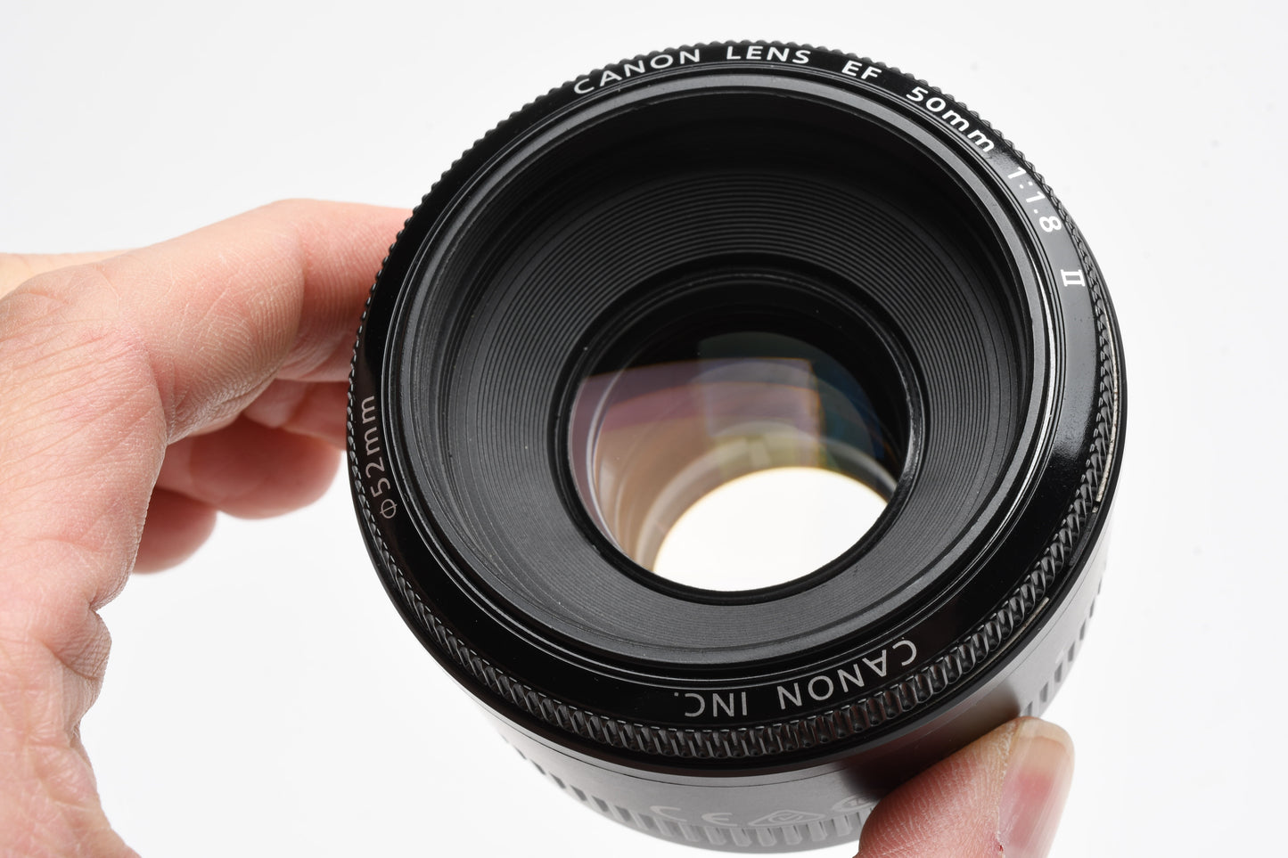 Canon EF 50mm f1.8 II prime lens, caps, Box, Mint