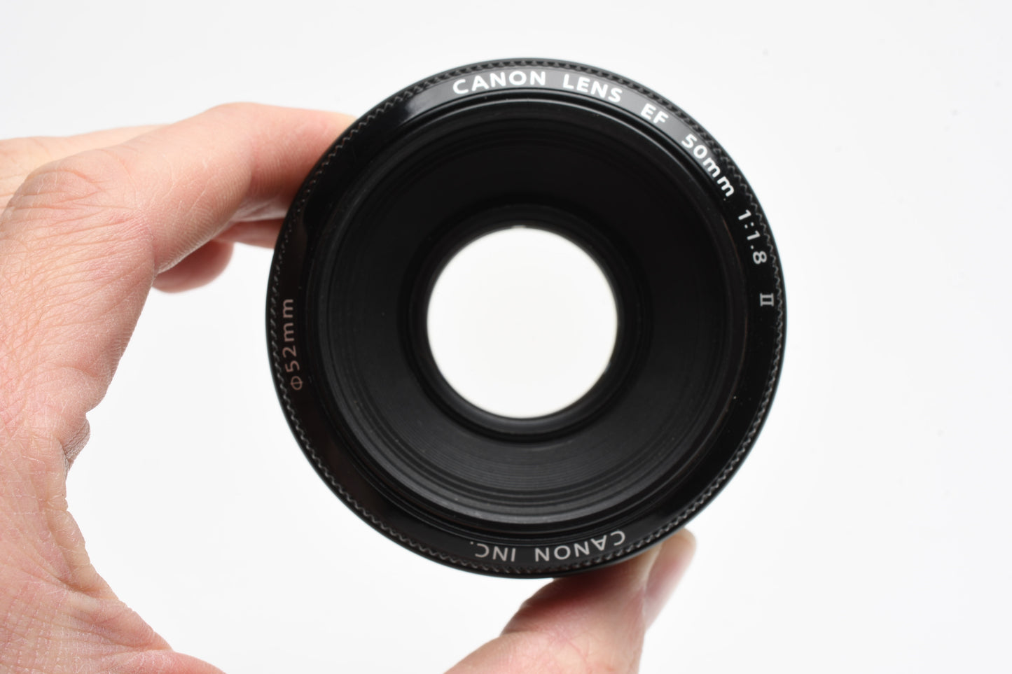Canon EF 50mm f1.8 II prime lens, caps, Box, Mint