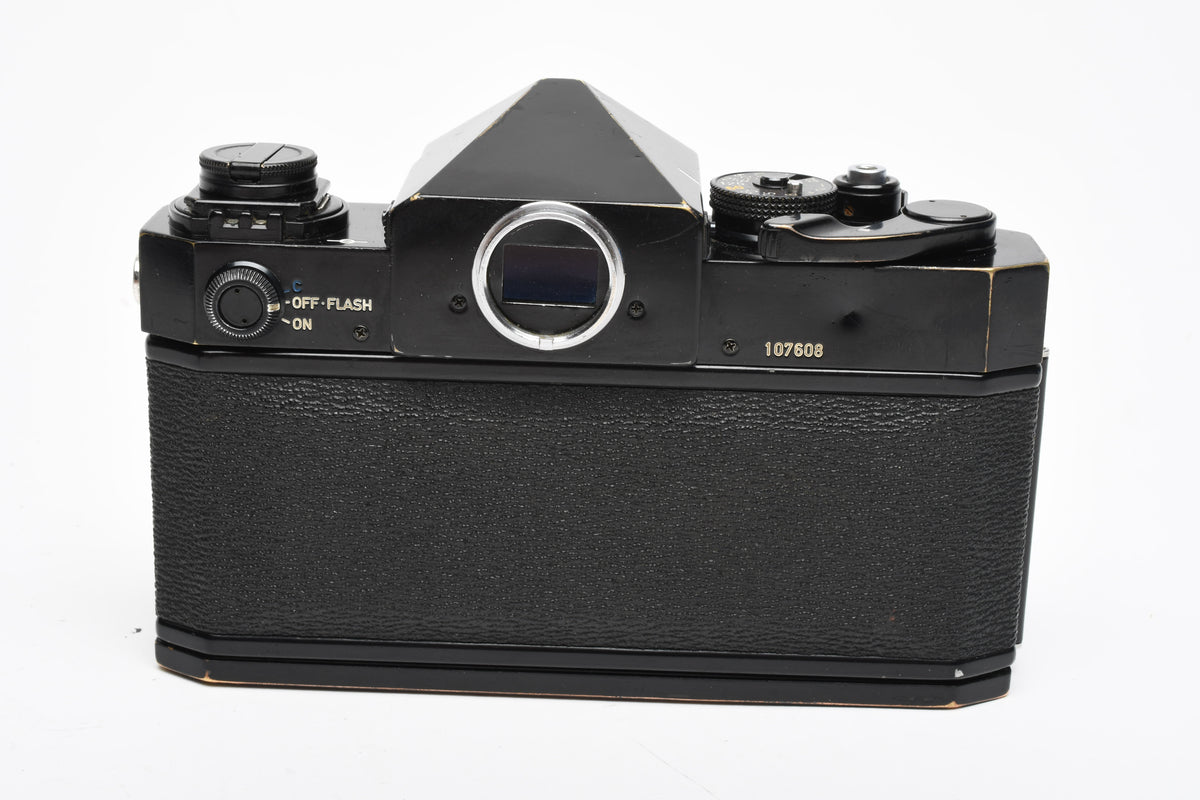 Canon F-1 35mm SLR Camera w/50mm F1.4 Prime, Hood, Case, New seals, Great!