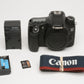 Canon EOS 70D DSLR Body w/batt, charger, strap, 32GB SD card, Only 8K Acts, nice!