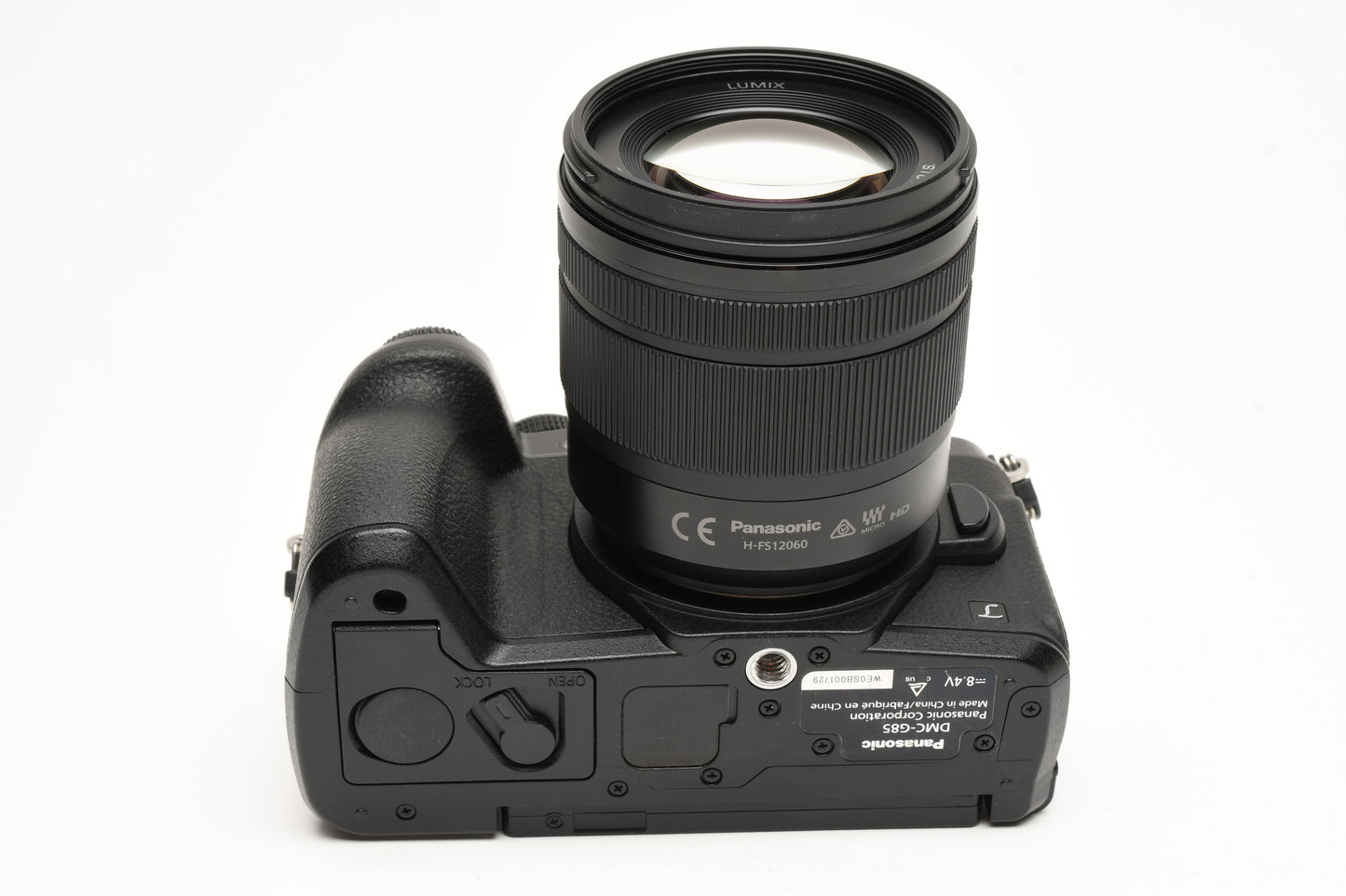 Panasonic Lumix DC-G85 4K w/12-60mm Lens, Batt+charger, ONLY 62 S.C.