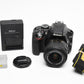 Nikon D3300 DSLR w/18-55mm zoom Batt, charger, strap, Only 15,380 Acts