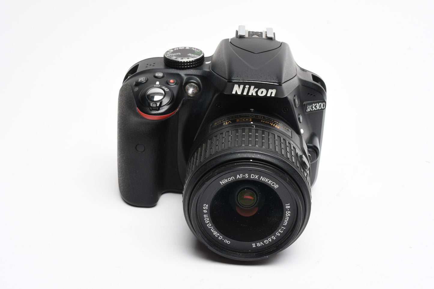 Nikon D3300 DSLR w/18-55mm zoom Batt, charger, strap, Only 15,380 Acts