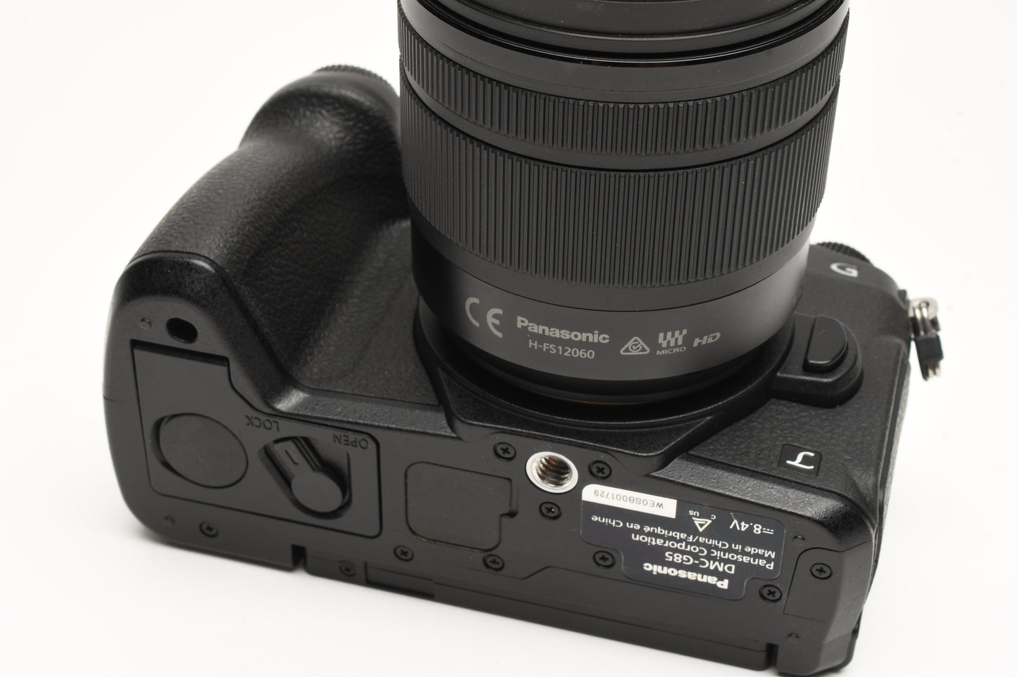 Panasonic Lumix DC-G85 4K w/12-60mm Lens, Batt+charger, ONLY 62 S.C.