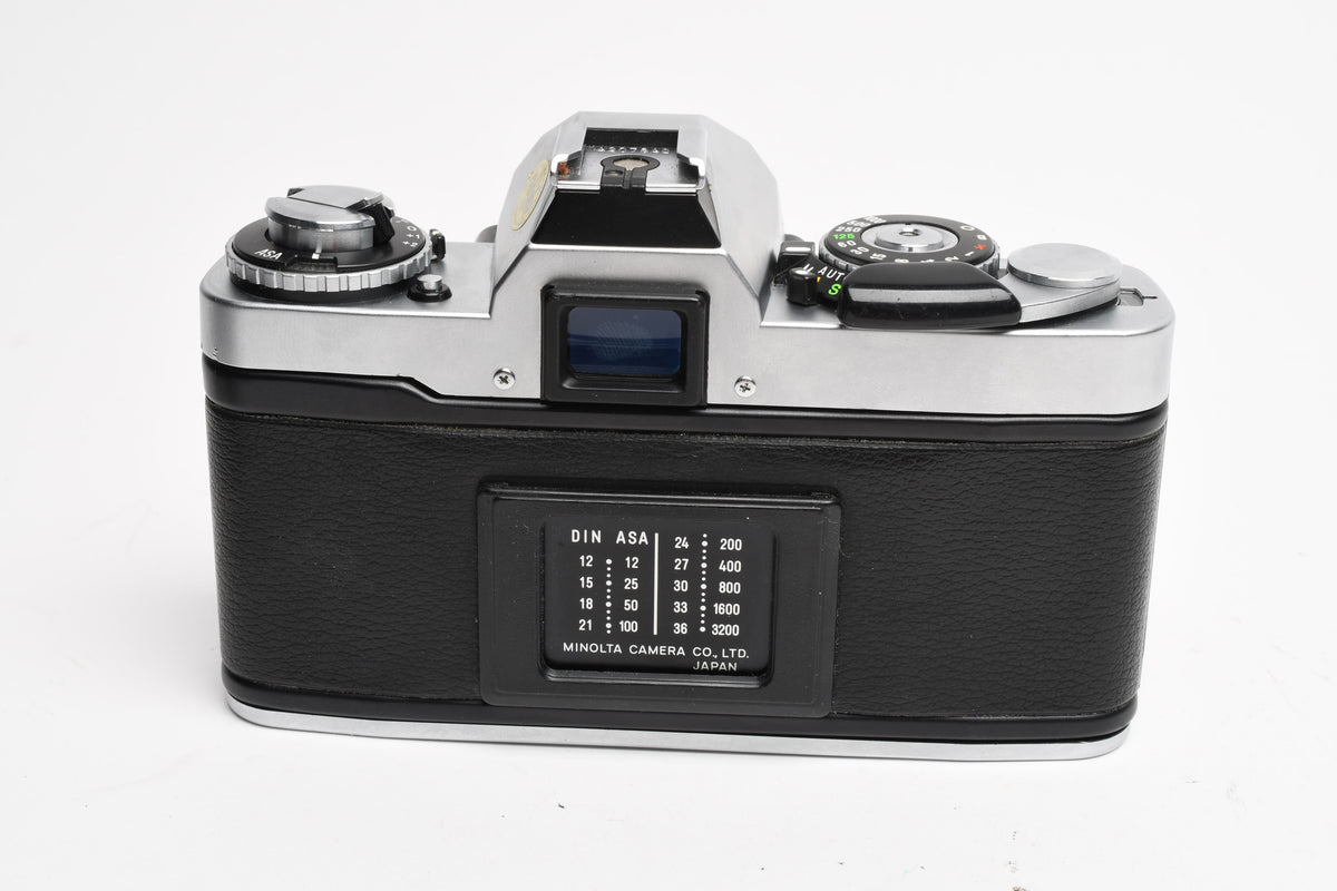 Minolta XD5 35mm SLR w/50mm f1.7 MD lens, New Seals, Strap