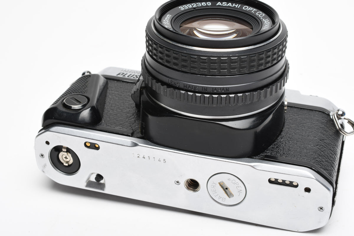 Pentax Program Plus 35mm SLR w/50mm f1.7, new seals, tested, great