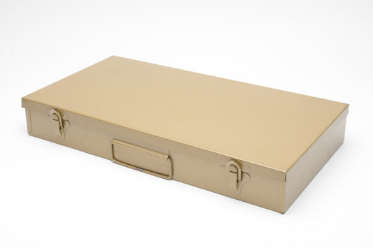 Logan Metal Deluxe Slide File Deluxe No 115 - 300 Ready Mount 2” x 2” 35mm - Tan