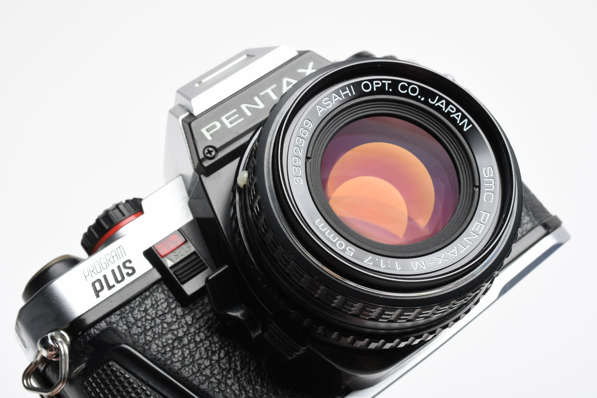 Pentax Program Plus 35mm SLR w/50mm f1.7, new seals, tested, great