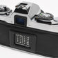 Minolta XD5 35mm SLR w/50mm f1.7 MD lens, New Seals, Strap