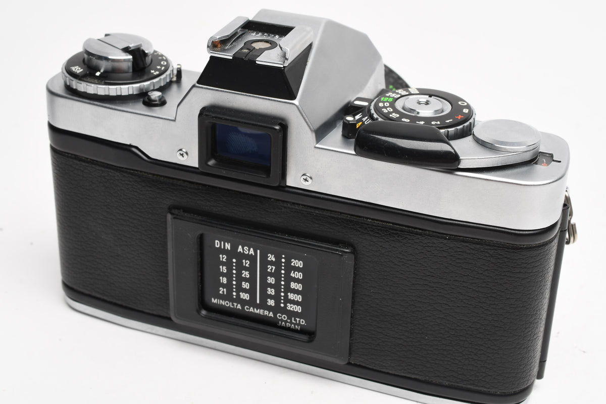 Minolta XD5 35mm SLR w/50mm f1.7 MD lens, New Seals, Strap