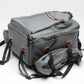 Tamrac Backpack (1980/1990s style) Gray, Side pockets, Great! ~17x12x7"