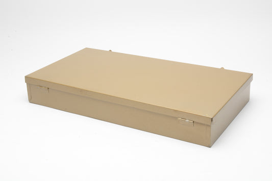 Logan Metal Deluxe Slide File Deluxe No 115 - 300 Ready Mount 2” x 2” 35mm - Tan