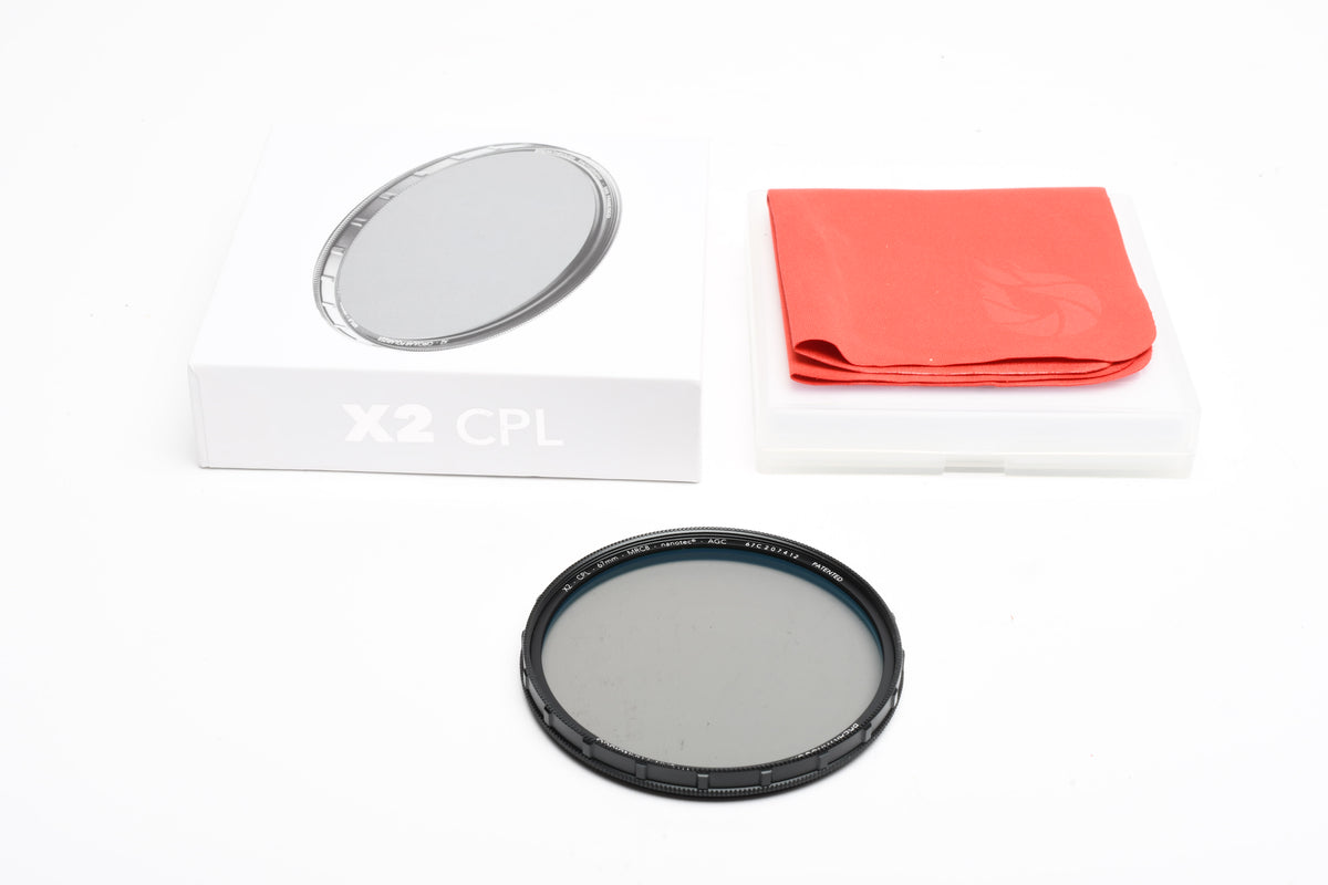 Breakthrough Photography 67mm X2 MRC8 CPL filter in jewel case, box, Mint-