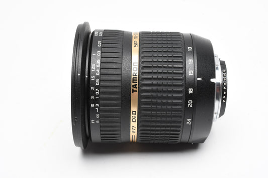 Tamron SP 10-24mm f3.5-4.5 Di II wide zoom for Nikon AF, +Hood, Boxed
