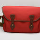 Billingham S3 Shoulder Bag (Burgundy Canvas/Chocolate Leather), Barely used