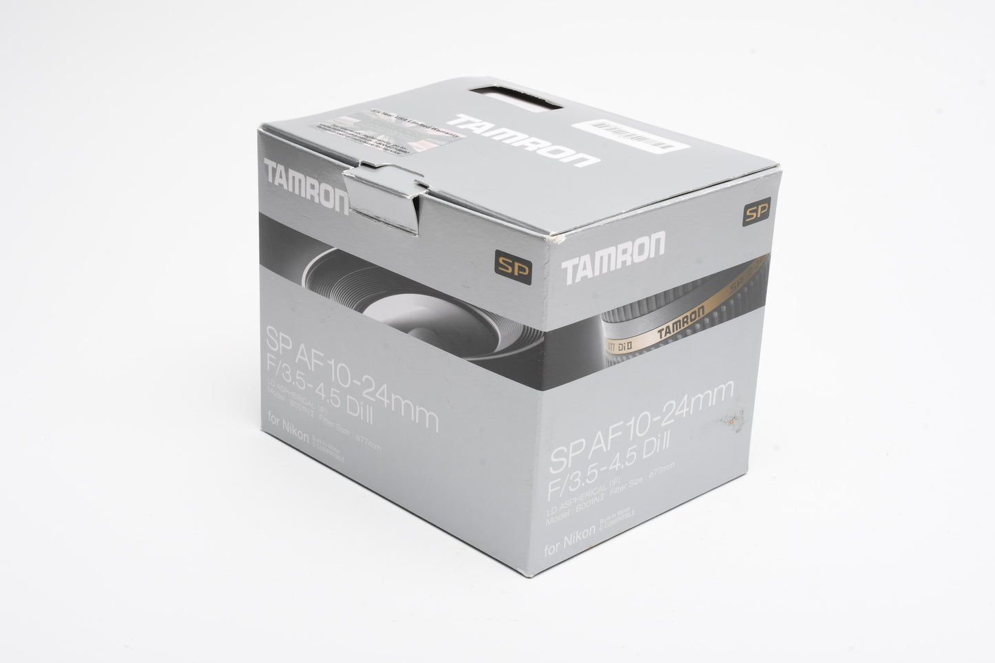 Tamron SP 10-24mm f3.5-4.5 Di II wide zoom for Nikon AF, +Hood, Boxed