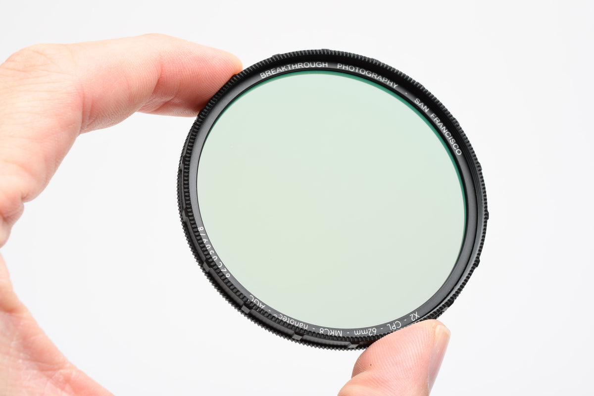 Breakthrough Photography 62mm X2 MRC8 CPL filter in jewel case, box, Mint-