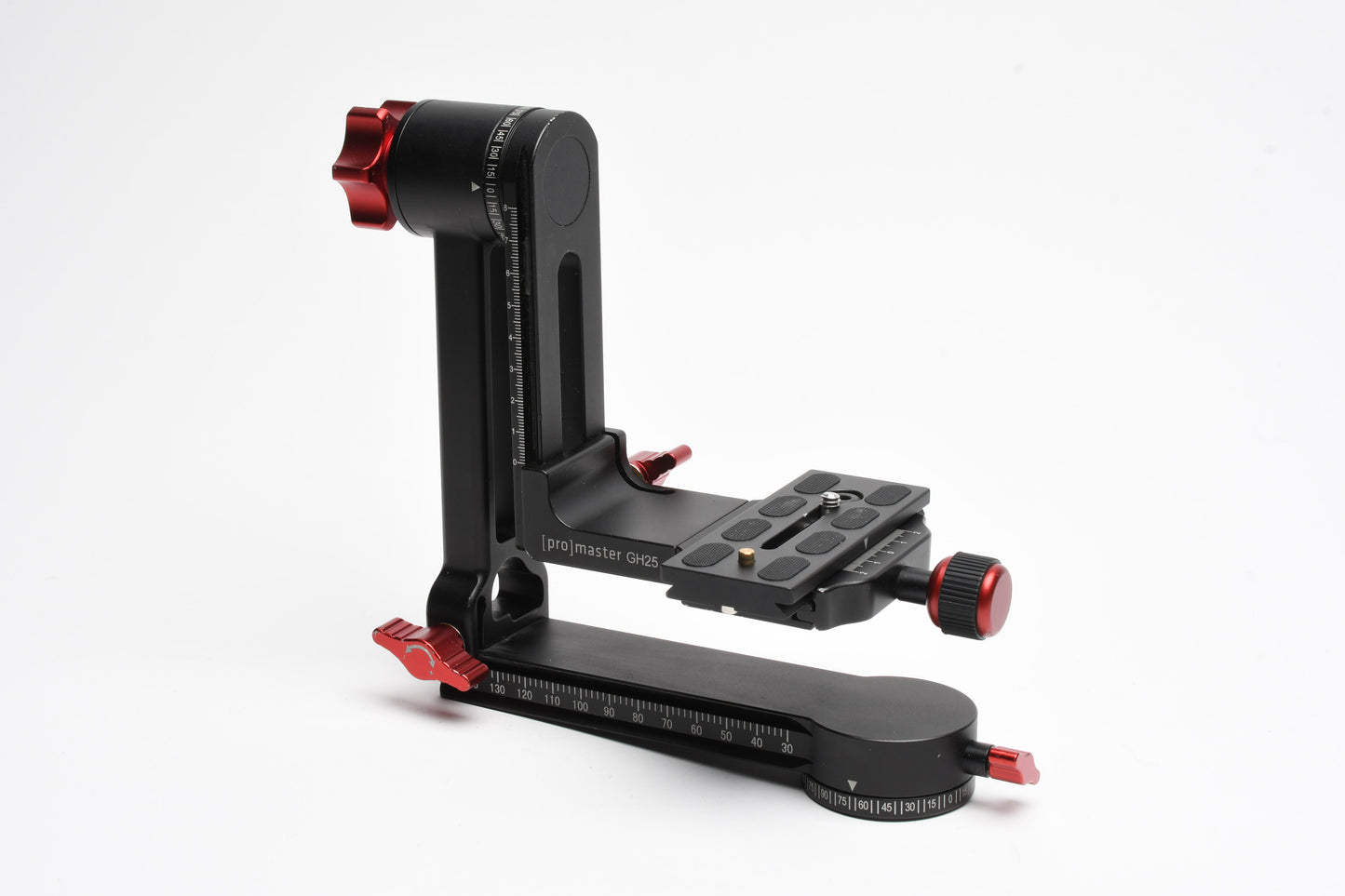 Promaster GH25 Gimbal and PH25 Head combo, QR plate and case, Tested