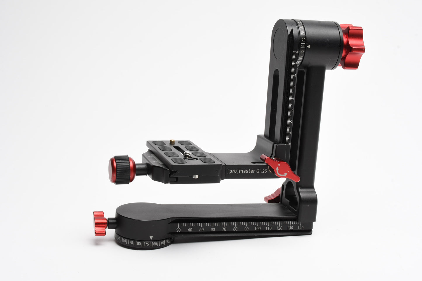 Promaster GH25 Gimbal and PH25 Head combo, QR plate and case, Tested