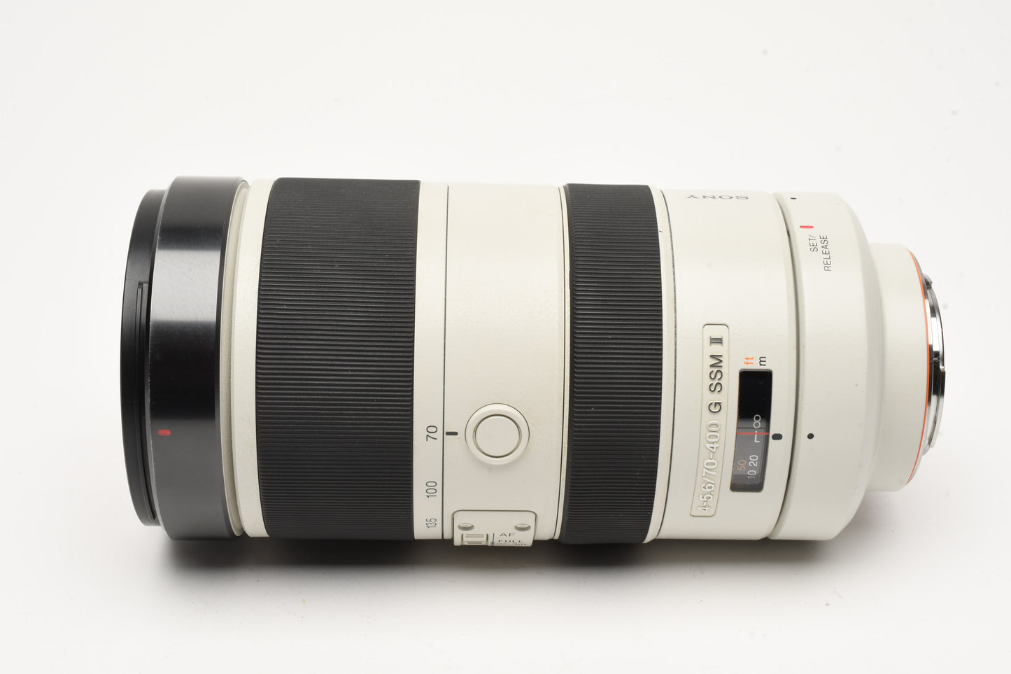 Sony AF 70-400mm G SSM II SAL70400G2 Tele zoom lens, hood+case, Great!