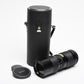 Vivitar 85-205mm f3.8 Telephoto zoom lens w/M42 mount, caps, case, Clean!