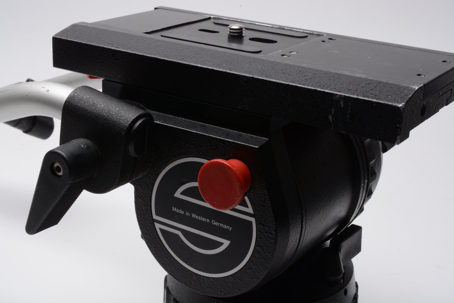 Sachtler Video 20 II Head 100mm Bowl Fluid Head, 2X arms, QR plate, Nice