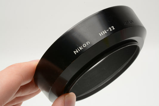 Nikon HN-22 metal lens hood, Genuine, Great