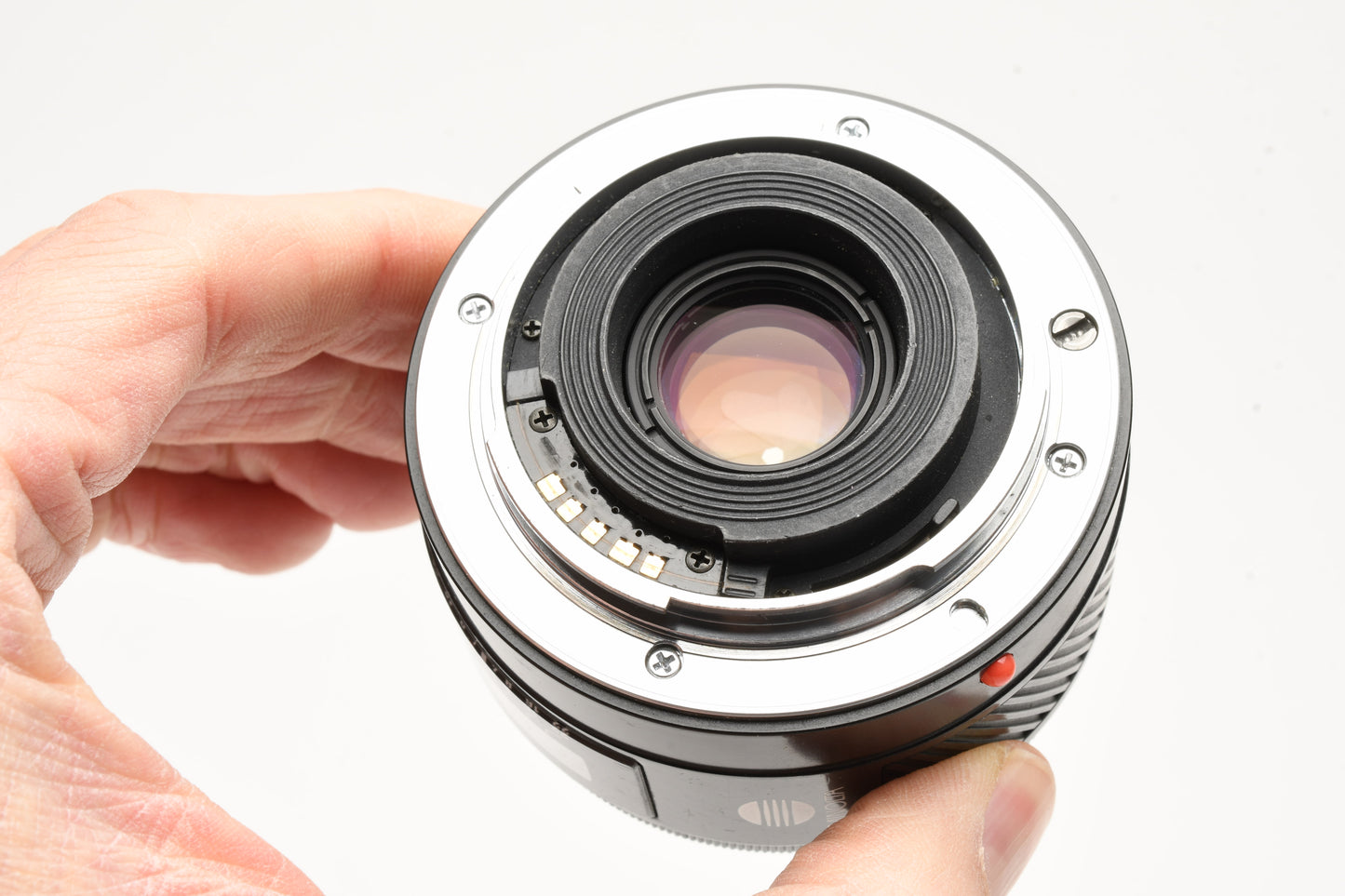 Minolta Maxxum AF 24mm f2.8 Wide lens, Hood+Caps, Mint-