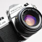 Pentax K1000 35mm SLR w/50mm f2 lens, New seals, strap