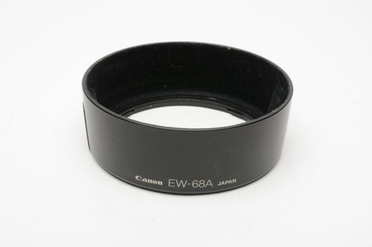 Canon EW-68A Snap-on plastic lens hood, Genuine