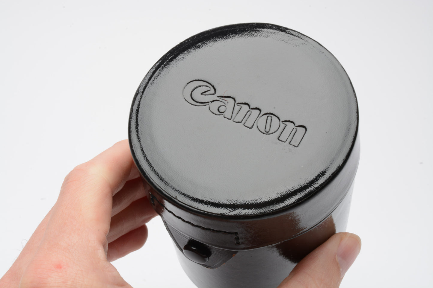 Canon Type C hard lens case 4" tall x 3" wide - very clean, need new internal foam