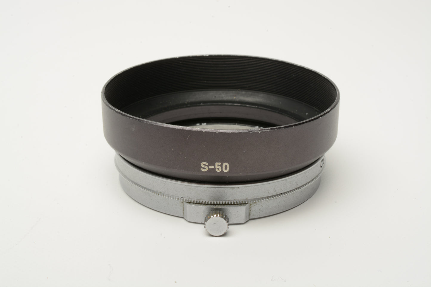 Canon S-50 metal lens hood, good