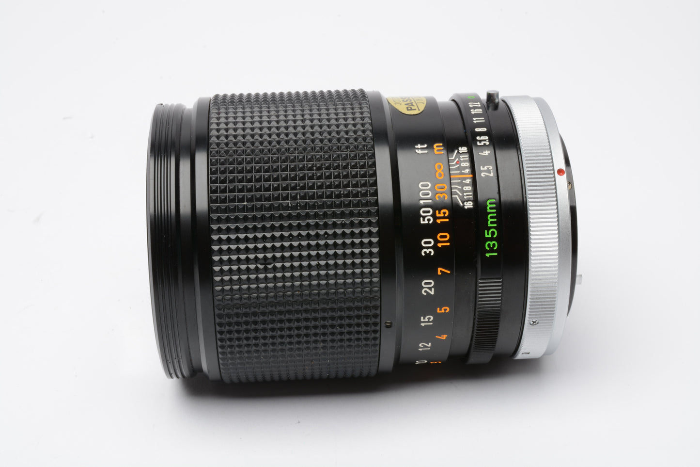 Canon FD 135mm F2.5 SC Lens for Canon FD Mount, caps+case