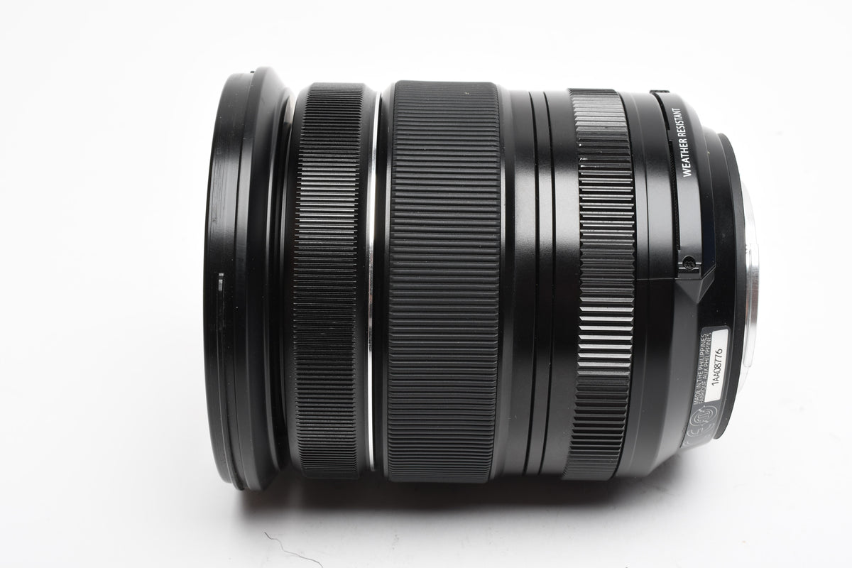 Fujifilm Super EBC XF 16-80mm f4R OIS WR zoom lens, Hood+Caps, Mint-