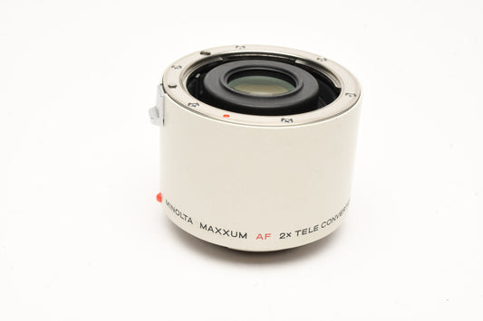 Minolta Maxxum AF 2X APO Teleconverter Case+Caps, Great!