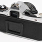 Pentax ME Super 35mm SLR w/28-50mm F3.5-4.5 Lens, Strap, Manual, New seals, Tested
