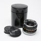 Canon FD 28mm F3.5 Chrome Nose Lens for Canon FD Mount, caps+case