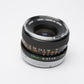 Canon FD 28mm F3.5 Chrome Nose Lens for Canon FD Mount, caps+case