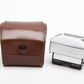 Ihagee Prism finder for Exakta Exa cameras, clean in case