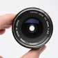 Canon FD 28mm F3.5 Chrome Nose Lens for Canon FD Mount, caps+case