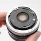 Canon FD 28mm F3.5 Chrome Nose Lens for Canon FD Mount, caps+case