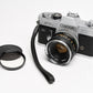 Canon FTb QL 35mm SLR w/ Canon FD 50mm f1.8 Lens, New Seals, Read*