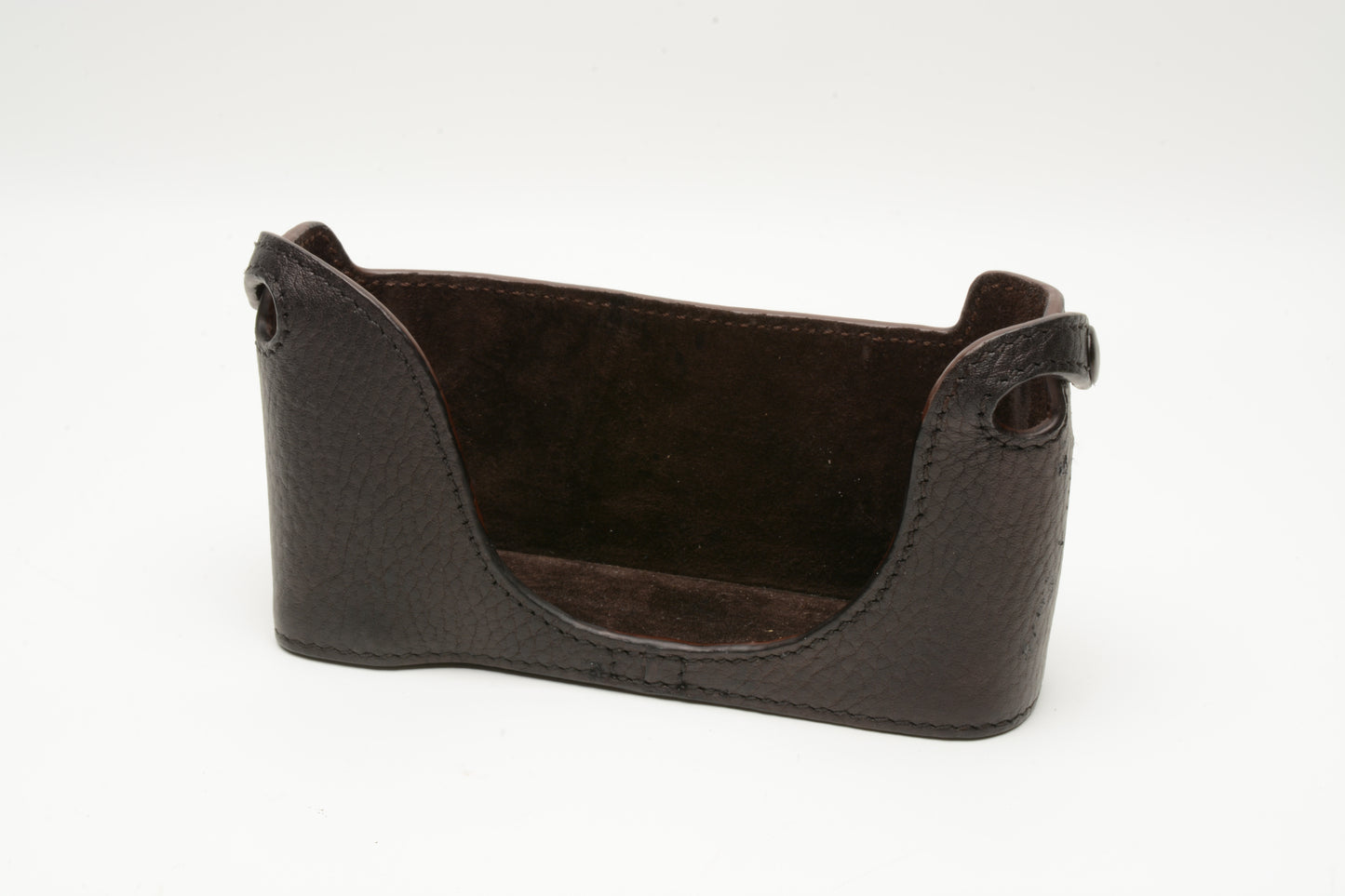 Mr. Zhou black leather half case for Contax G1 (Bottom)