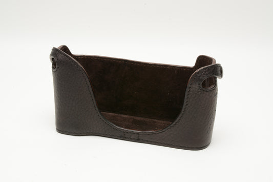 Mr. Zhou black leather half case for Contax G1 (Bottom)