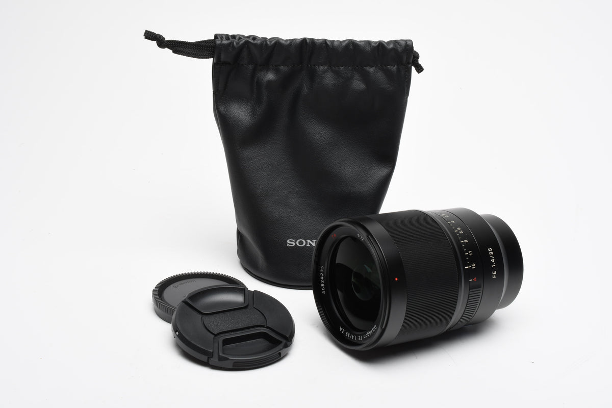 Sony Zeiss FE 35mm f1.4, Caps, Very clean and sharp!