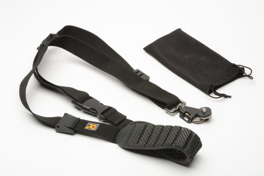 BlackRapid Sling Camera Strap Cross Shot Rubber/Nylon, very clean (Black)