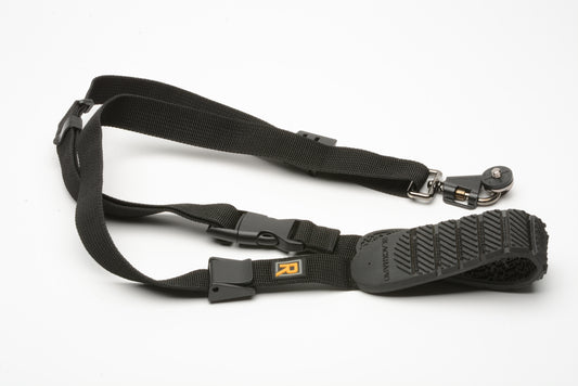 BlackRapid Sling Camera Strap Cross Shot Rubber/Nylon, very clean (Black)