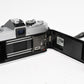 Canon FTb QL 35mm SLR w/ Canon FD 50mm f1.8 Lens, New Seals, Read*